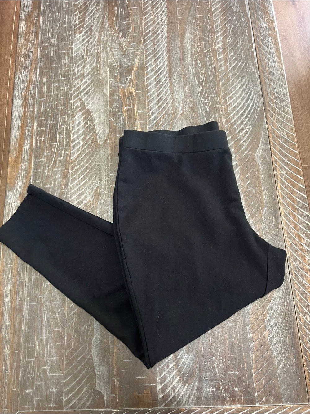 Plus Size Black High-Waist Leggings